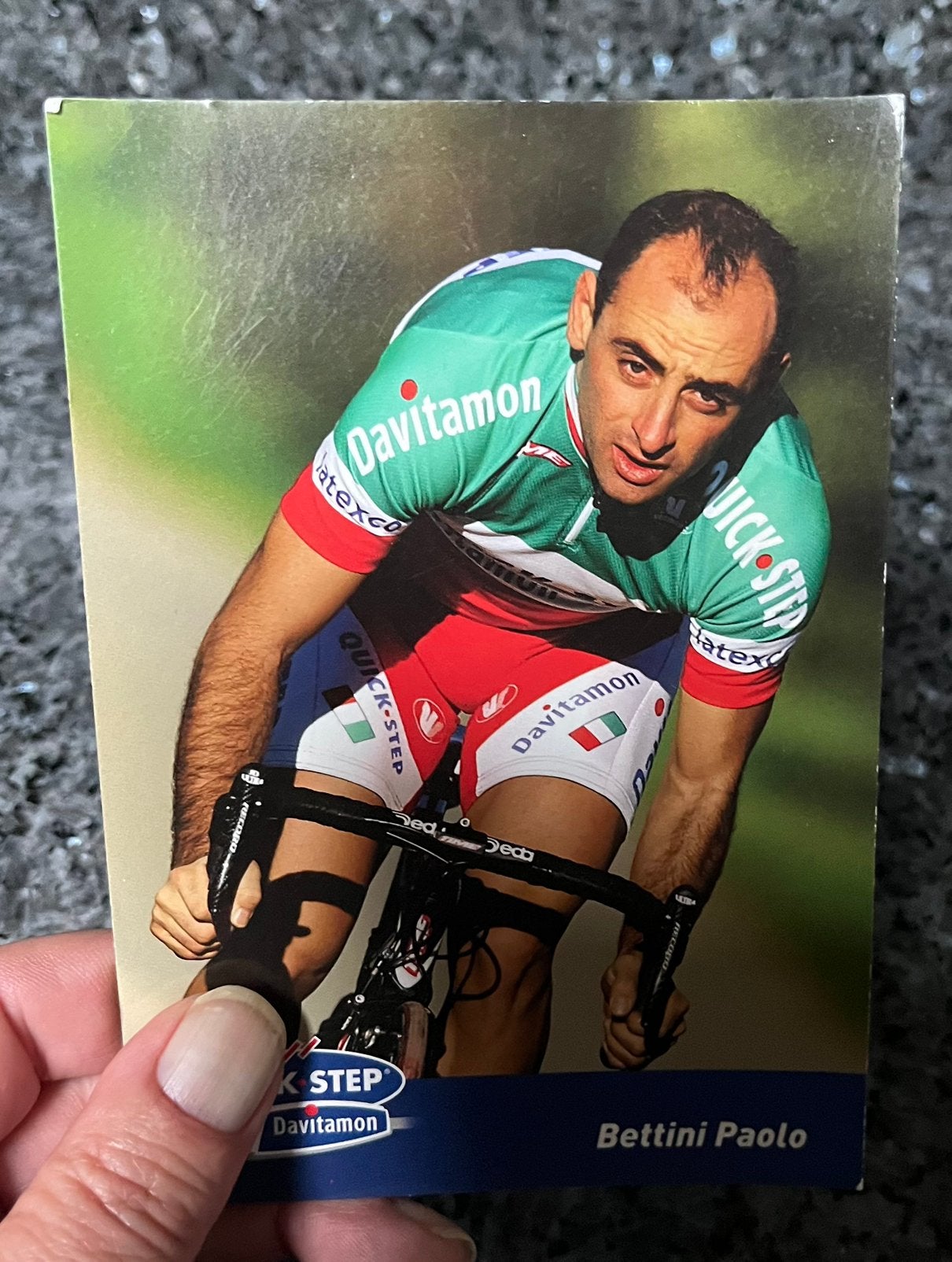 Wielrenner Paolo Bettini kampioen van Italië, Ophalen, Zo goed als nieuw