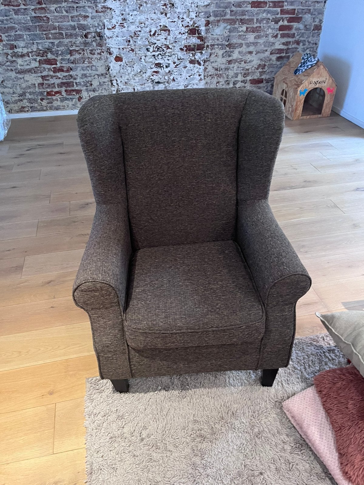 Fauteuil 1-zit, Huis en Inrichting, Ophalen, Gebruikt, Stof