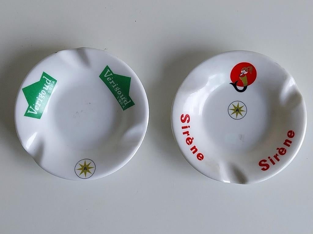 Bakelieten asbakken van Stella Artois en Vega, Verzamelen, Ophalen of Verzenden, Stella Artois
