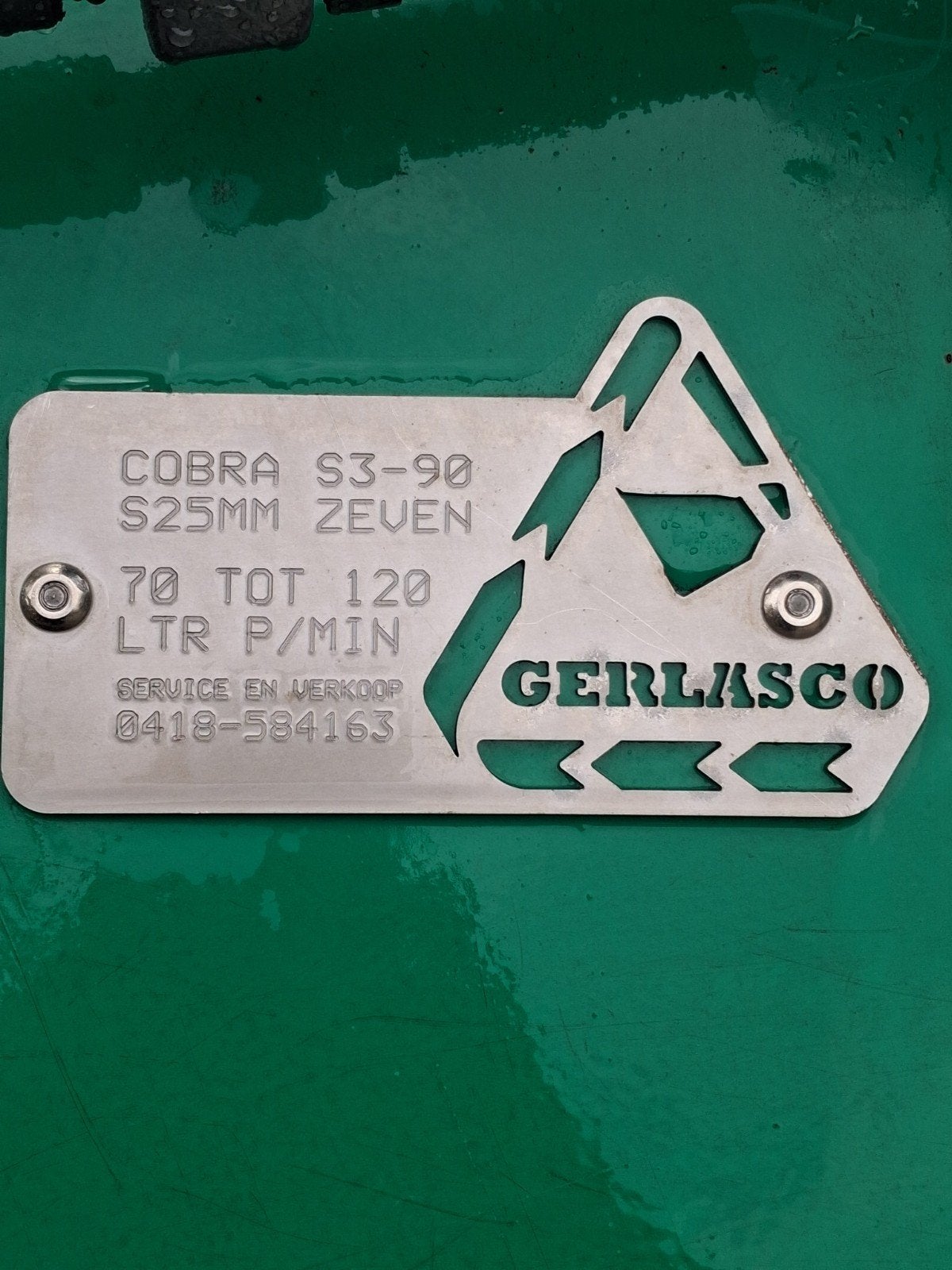 Gerlasco zeefbak 25mm, Zakelijke goederen, Machines en Bouw | Kranen en Graafmachines, Ophalen