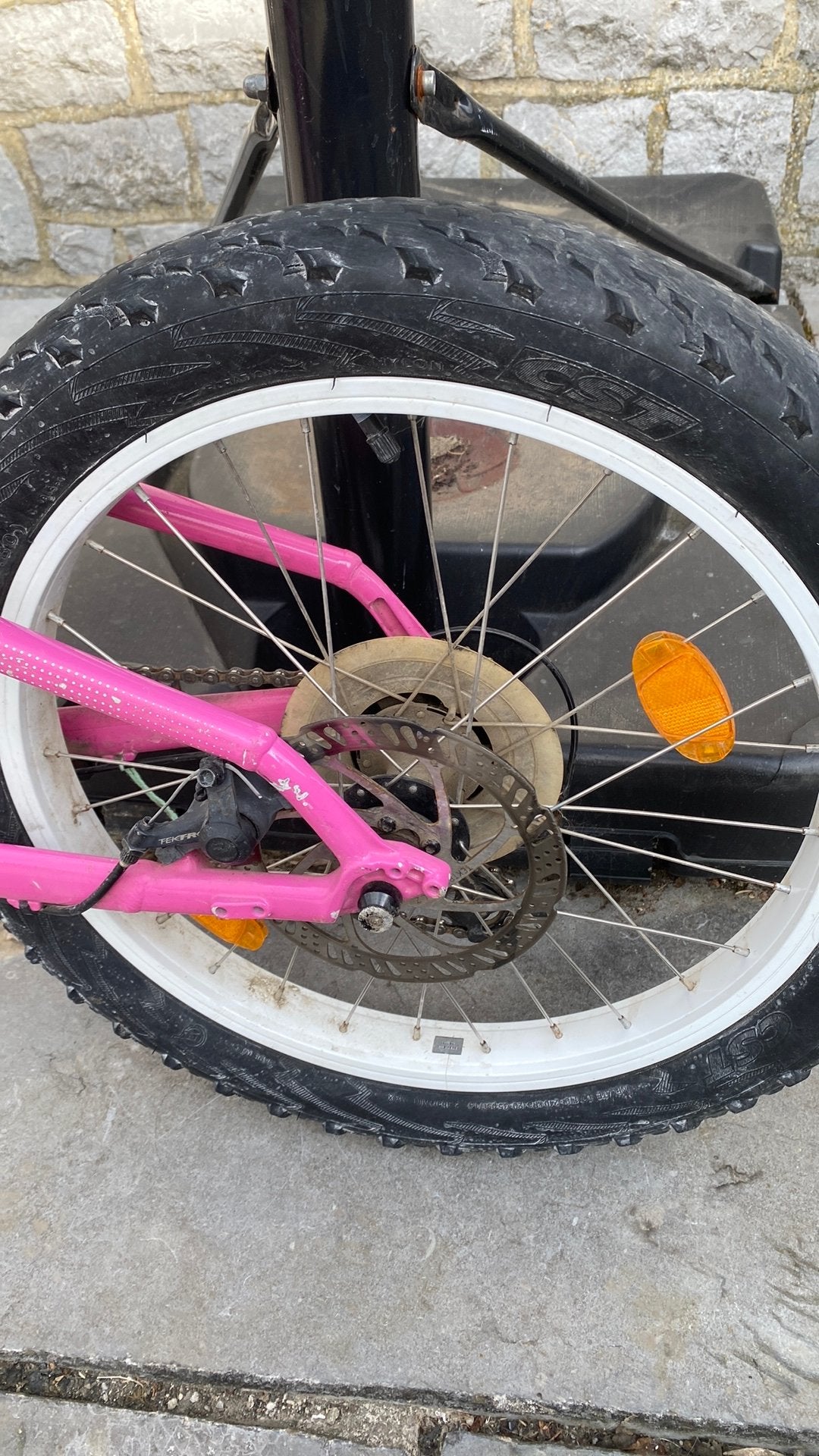 Velo treck fille rose 20 pouces, Vélos & Vélomoteurs, Enlèvement, Comme neuf
