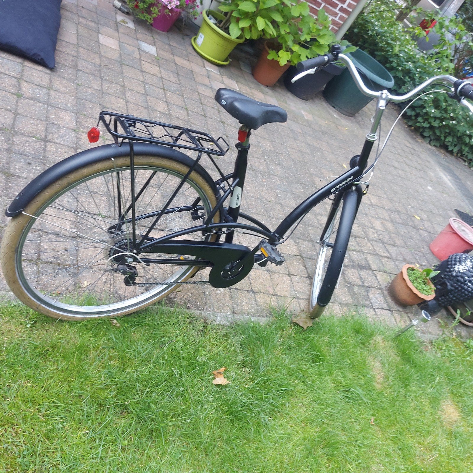 damesfiets btwin te koop goede staat, Velgrem, B,twin, Versnellingen, Ophalen of Verzenden