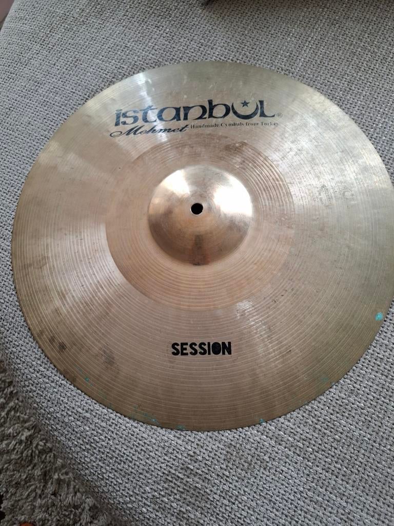 Istanbul Mehmet 17 inch session crash voor drumstel, Ophalen of Verzenden, Gebruikt