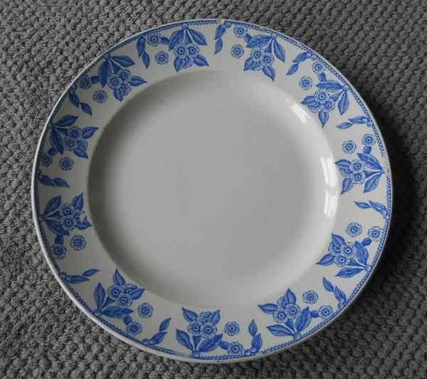 Assiette plate Boch Dux, Enlèvement