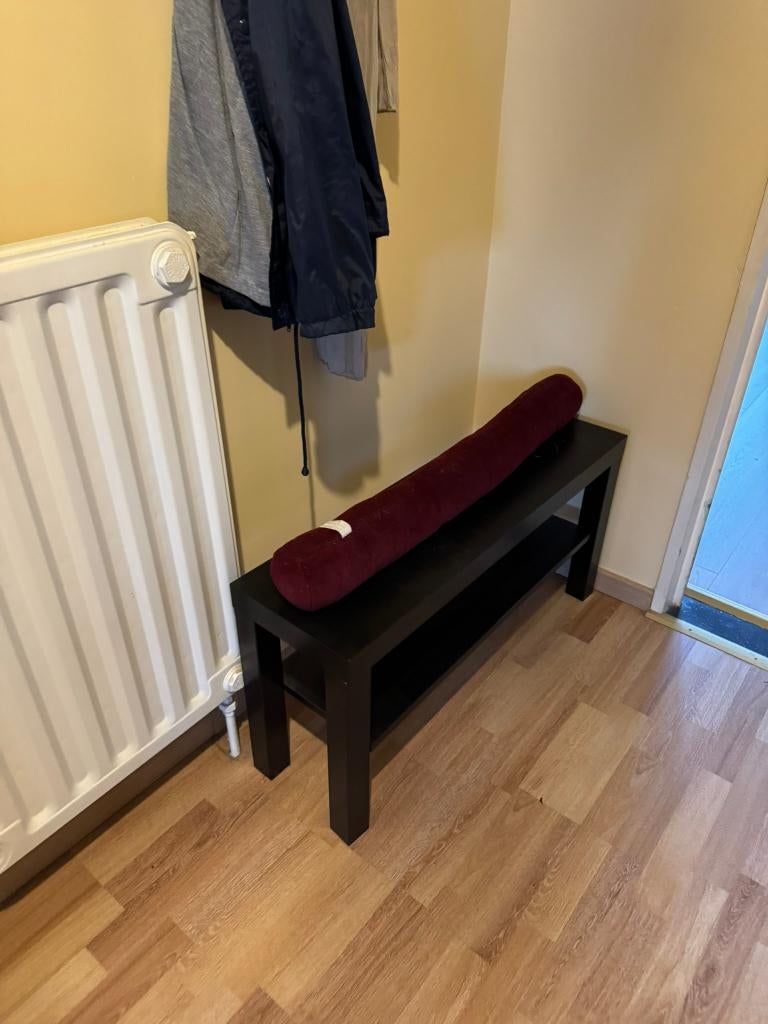 ikea bijzettafeltje, Gebruikt, 75 cm of meer, Rechthoekig, Hout