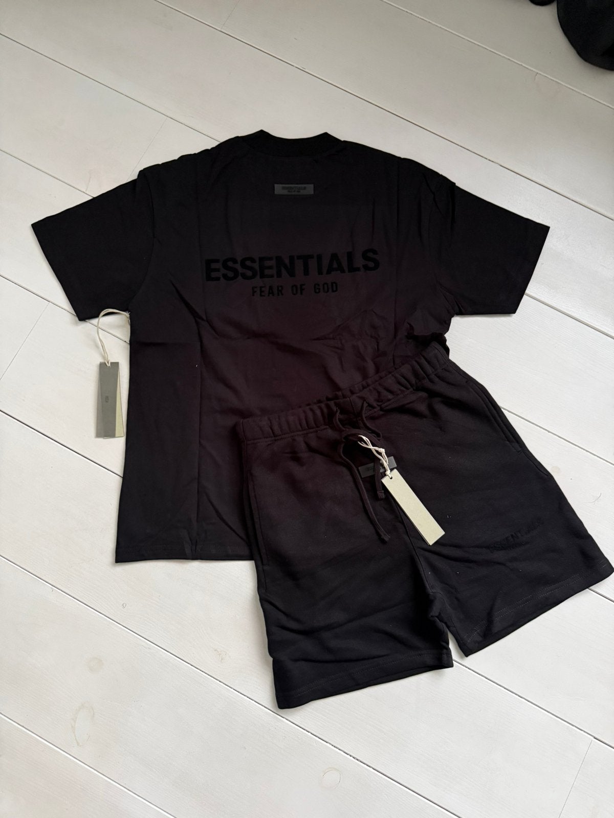 Zwarte essentials zomersetje, Kleding | Heren, Heren-kledingpakketten, Ophalen, Nieuw, Maat 52/54 (L)