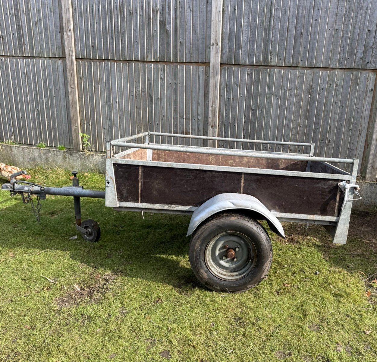 Saris Remorque Remork Aanhangwagen  SARIS ongeremd 750kg, Ophalen, Zo goed als nieuw, Hout