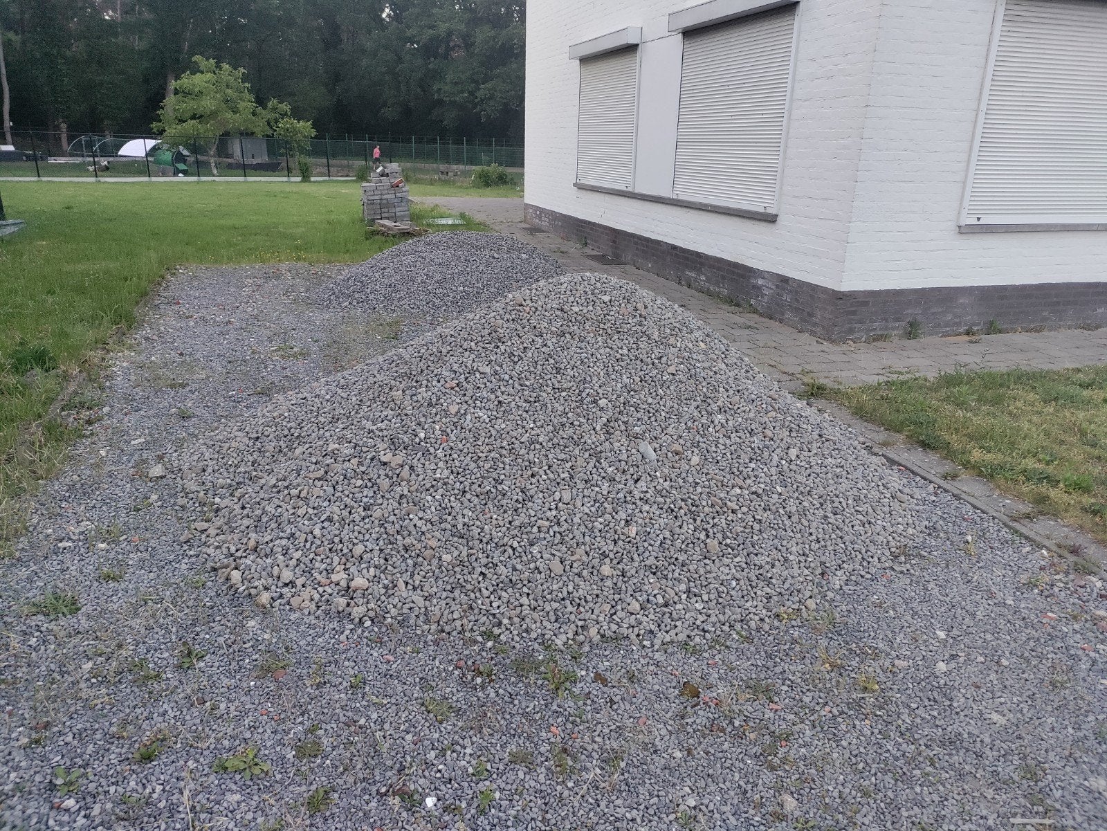 Gratis Blauwe kiezel, Enlèvement