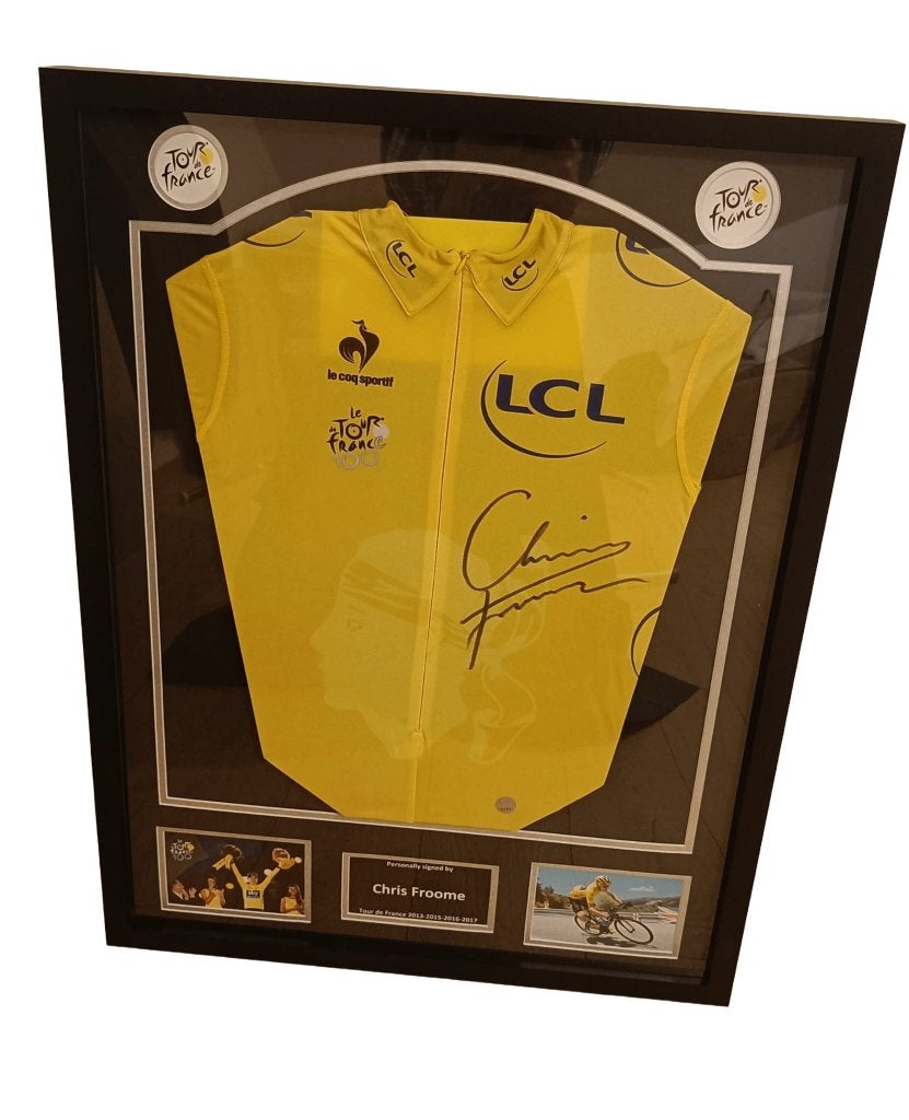 Gesigneerde gele trui - Froome - met certificaat, Verzenden, Nieuw, Shirt