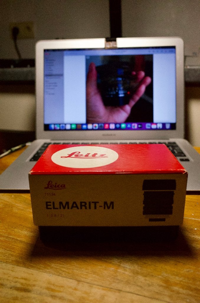 Leica M Elmarit 21mm f2.8. Parfait., Monture Leica M, Enlèvement ou Envoi, 21 mm, Utilisé