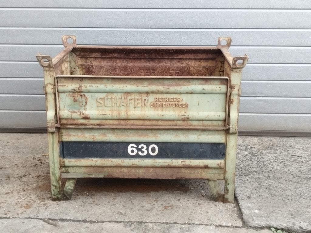 Bac empilable en métal - bac de rangement, Enlèvement, Metalen stapelbak - opslagbak - palletbak - afvalbak, Info@timshop.be, Geen idee