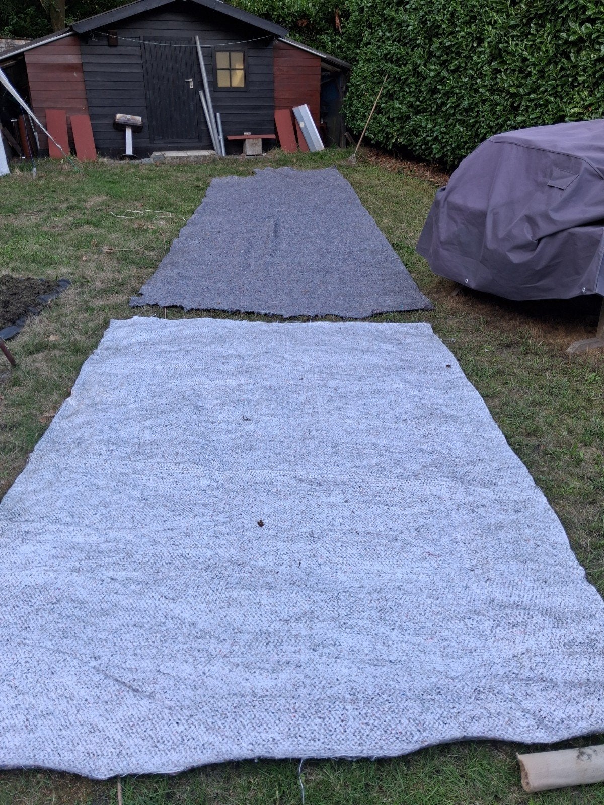 visvijver onderfolie 30€ voor de 3 stukken, Tuin en Terras, Ophalen, Zo goed als nieuw