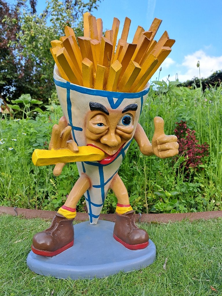HORECA BEELD FRIET MAN, Overige onderwerpen, Kunststof, Beeld, Europa