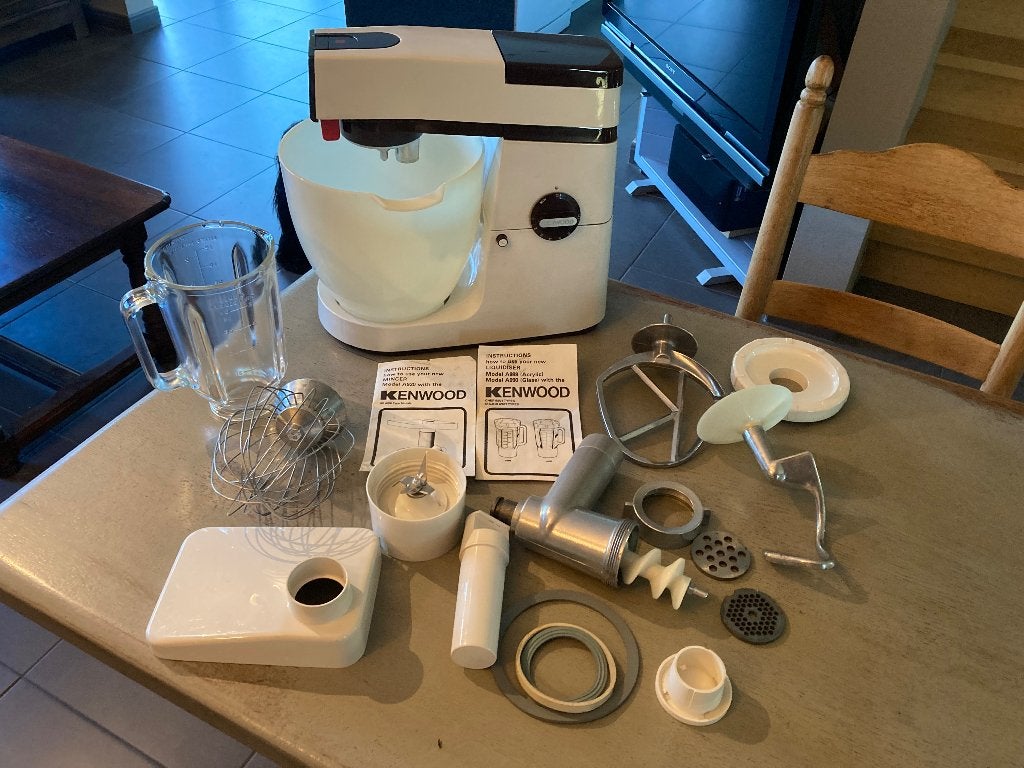 Mixer KENWOOD (VINTAGE maar perfect en weinig gebruikt), 4 litres ou plus, Enlèvement, Comme neuf