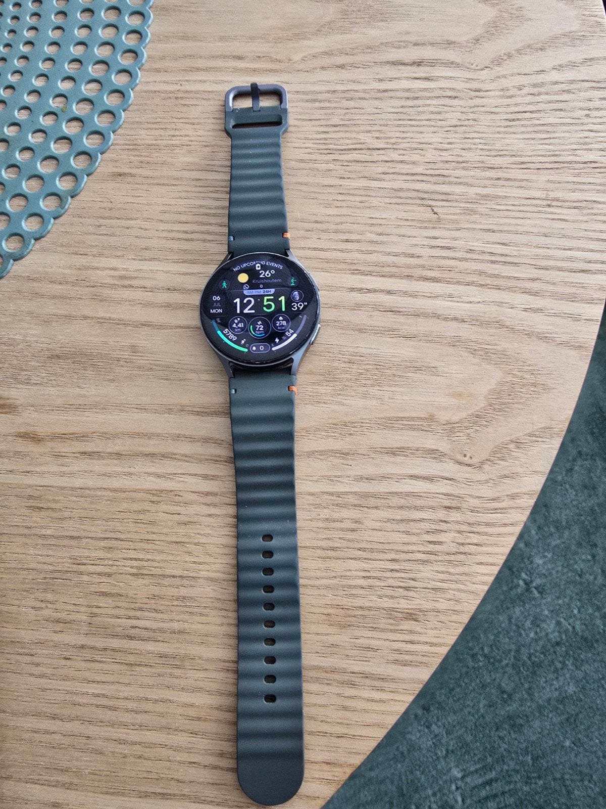Montre Samsung Galaxy 7 LTE, 44 mm, verte, Enlèvement, Dormir, Vert