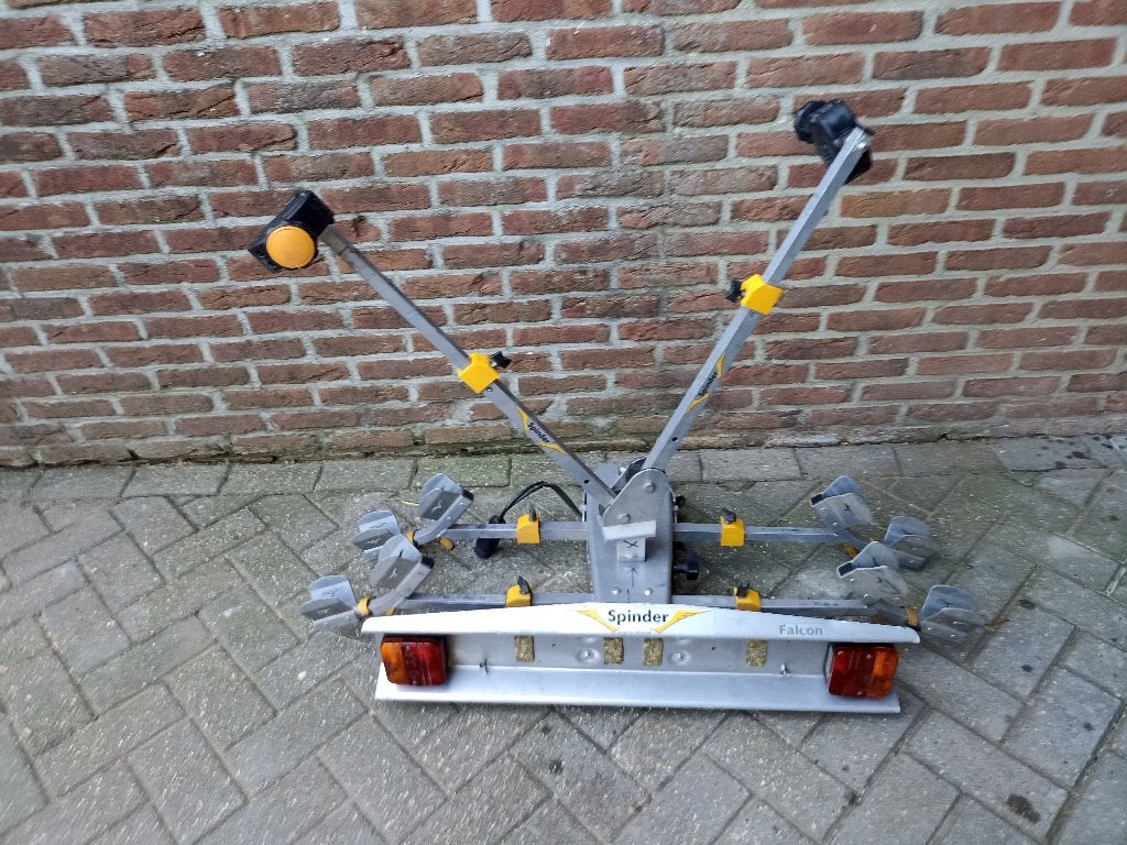 Fietsendrager merk spinder voor 2 fietsen., Ophalen, 2 fietsen, Gebruikt, Trekhaakdrager