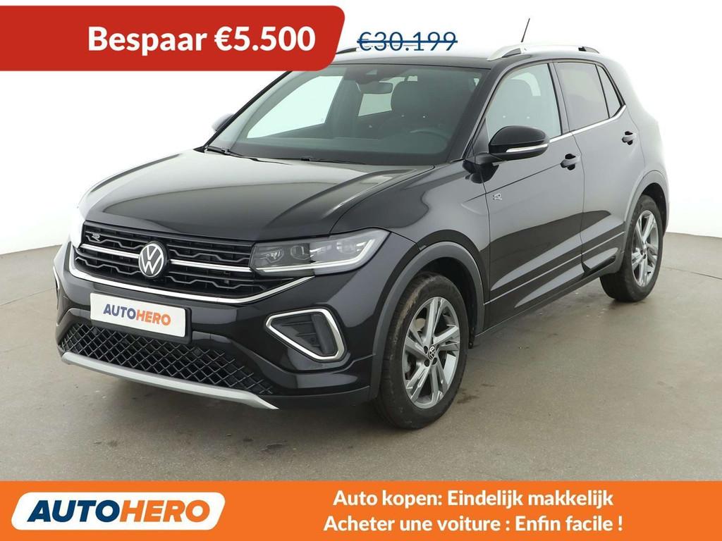Volkswagen T-Cross 1.0 TSI R-Line (bj 2025, automaat), Auto's, Volkswagen, Te koop, T-Cross, ABS, Adaptive Cruise Control, Airbags