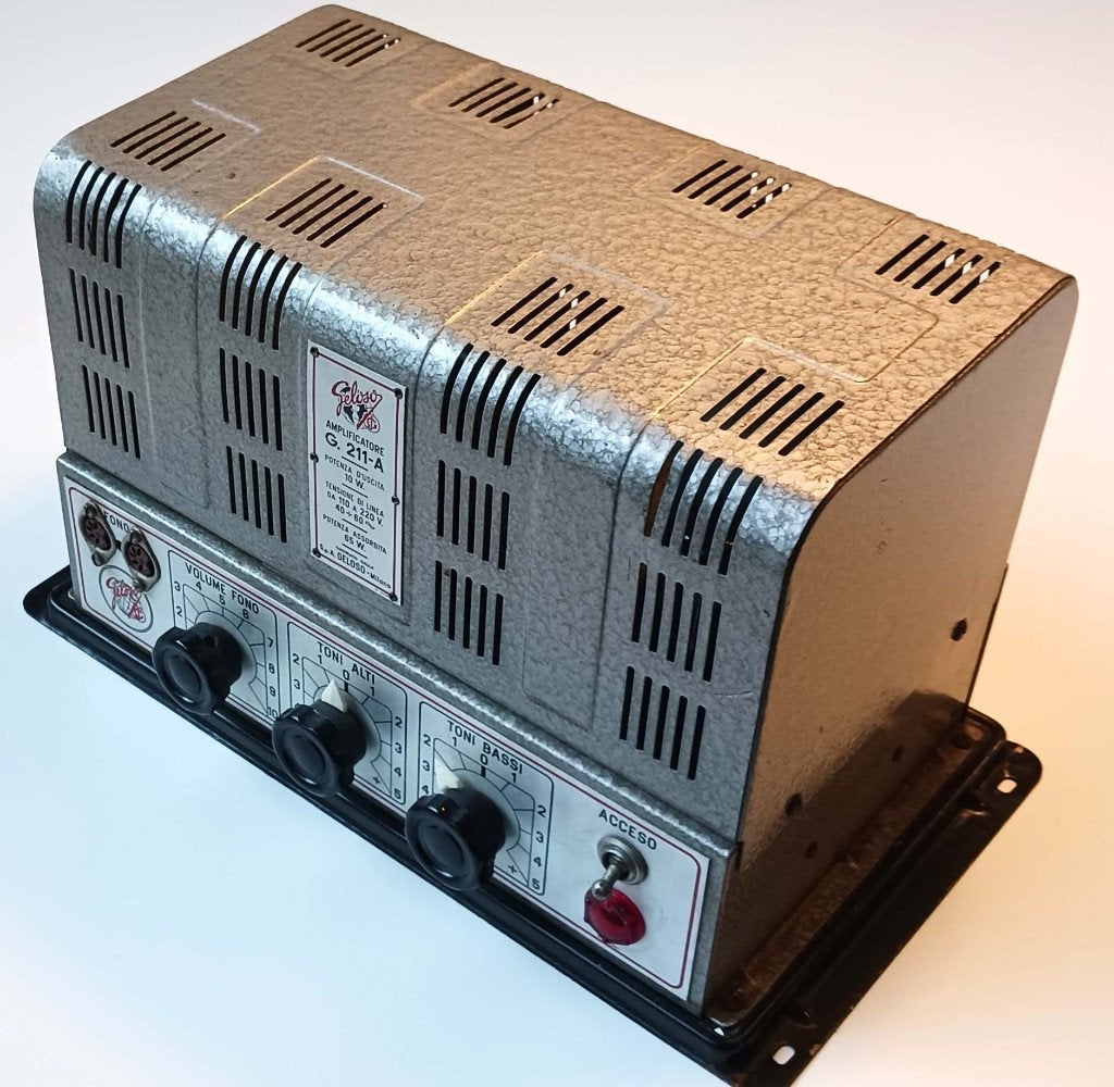 Amplificateur Geloso 211-A, TV, Hi-fi & Vidéo, Amplificateur à lampes, Enlèvement ou Envoi, Amplificateur