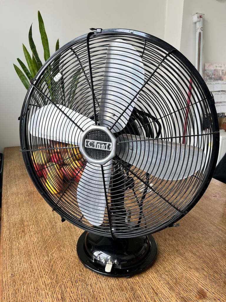 Vends ventilateur CINNI vintage, Ophalen, Gebruikt, Tafelventilator
