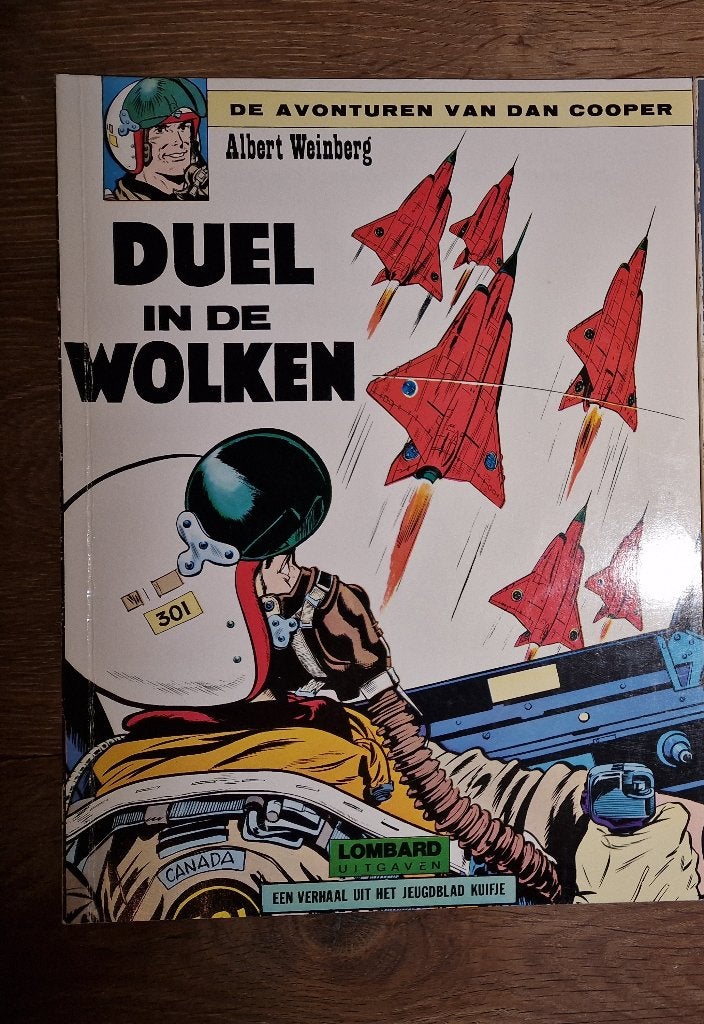 Dan Cooper strip nr 5 duel in de wolken, Livres, Une BD, Enlèvement ou Envoi, Utilisé