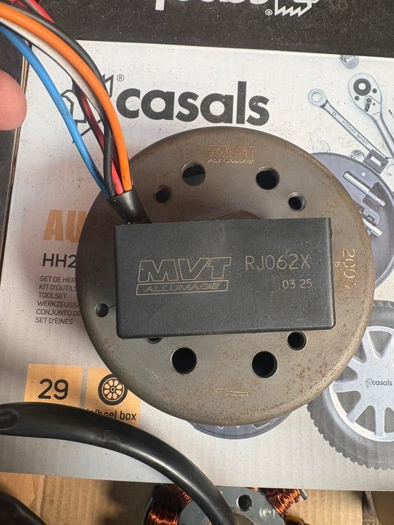 Mvt ontsteking honda wallaroo peugott fox, Ophalen