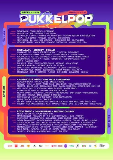 Pukkelpop 2026 - 2 billets combinés - du 20 au 23 août, Tickets & Billets