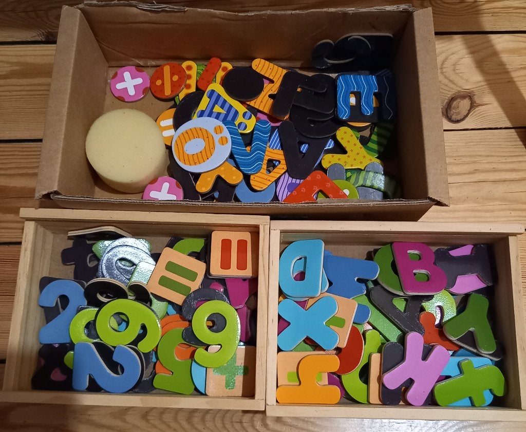 tableau magnétique pour enfants / noir - liege - libramont, Enlèvement, Mobile, Utilisé, Tableau blanc