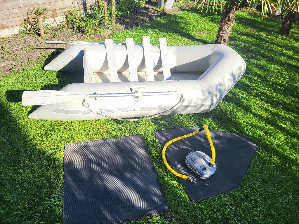 Rubberboot Quicksilver 2m40, Watersport en Boten, Ophalen, Gebruikt, Hout, Quicksilver