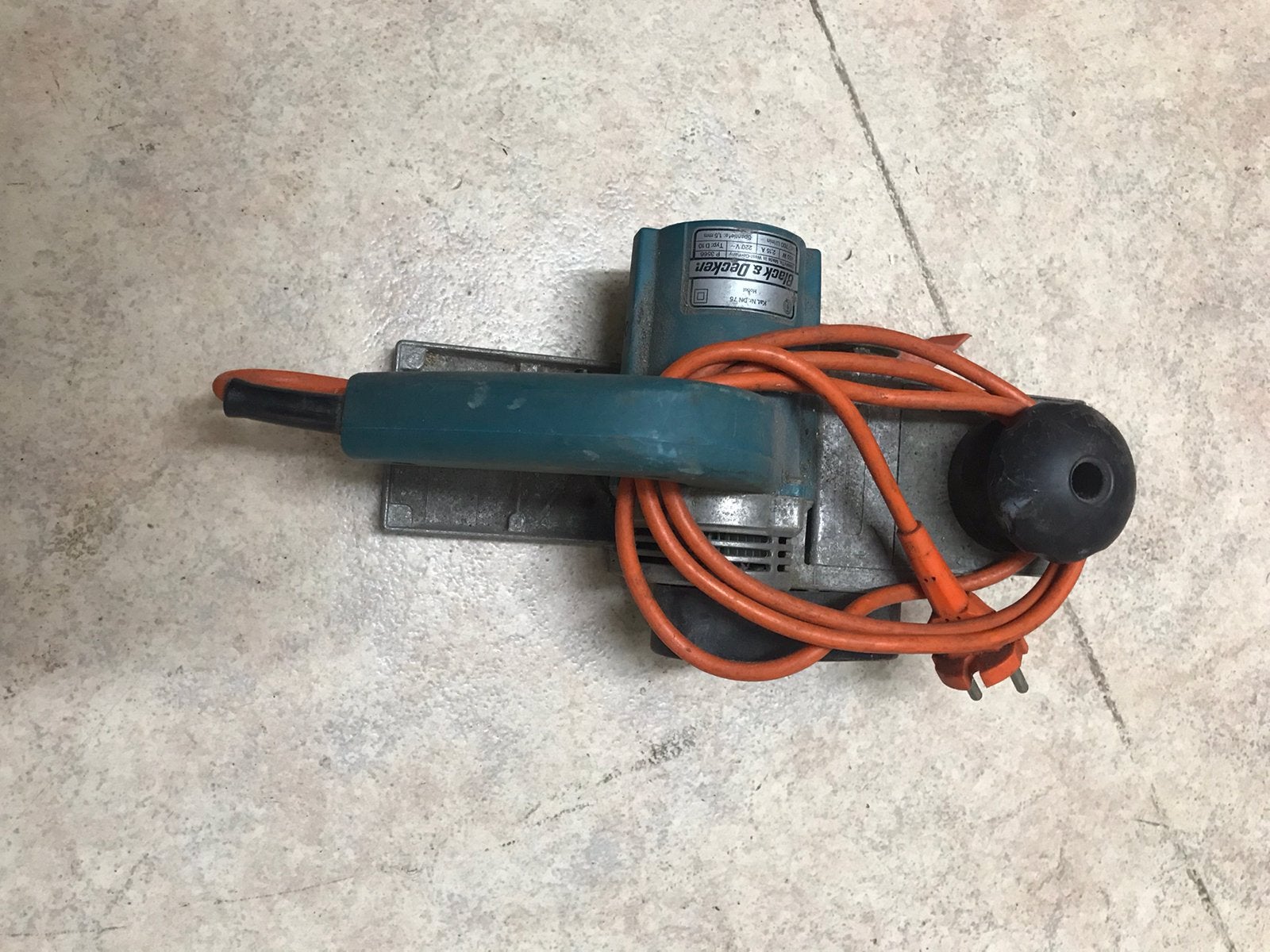 Elektrische schaafmachine / vlakband van Black & Decker, Ophalen, Zo goed als nieuw, Minder dan 600 watt, Overige typen