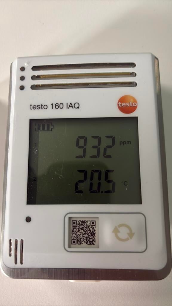 Iaq testo 160, Ophalen of Verzenden, Zo goed als nieuw, Temperatuur