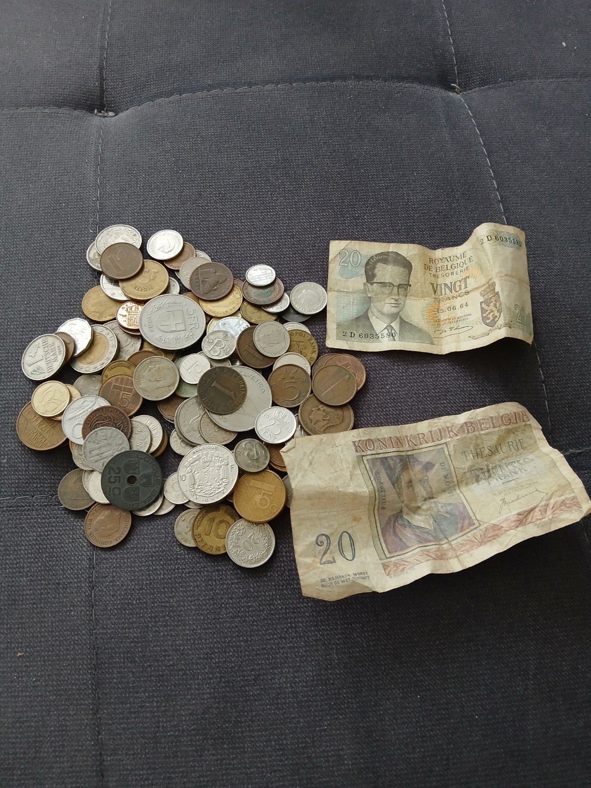 lot oud geld, Postzegels en Munten, Ophalen of Verzenden, Munten en Bankbiljetten