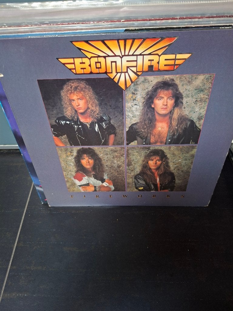 lp - bonfire - fireworks - bak 3, LP, Ophalen of Verzenden, Inclusief binnenhoes, 12 inch