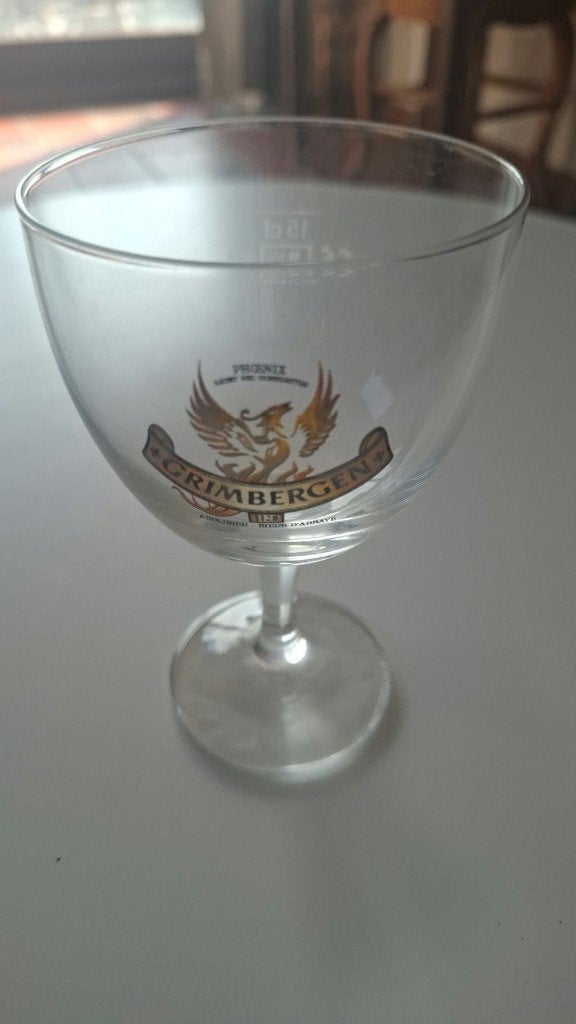 Verre à bière Grimbergen Format Galopin / Dégustation, Enlèvement, Utilisé, Verre à bière