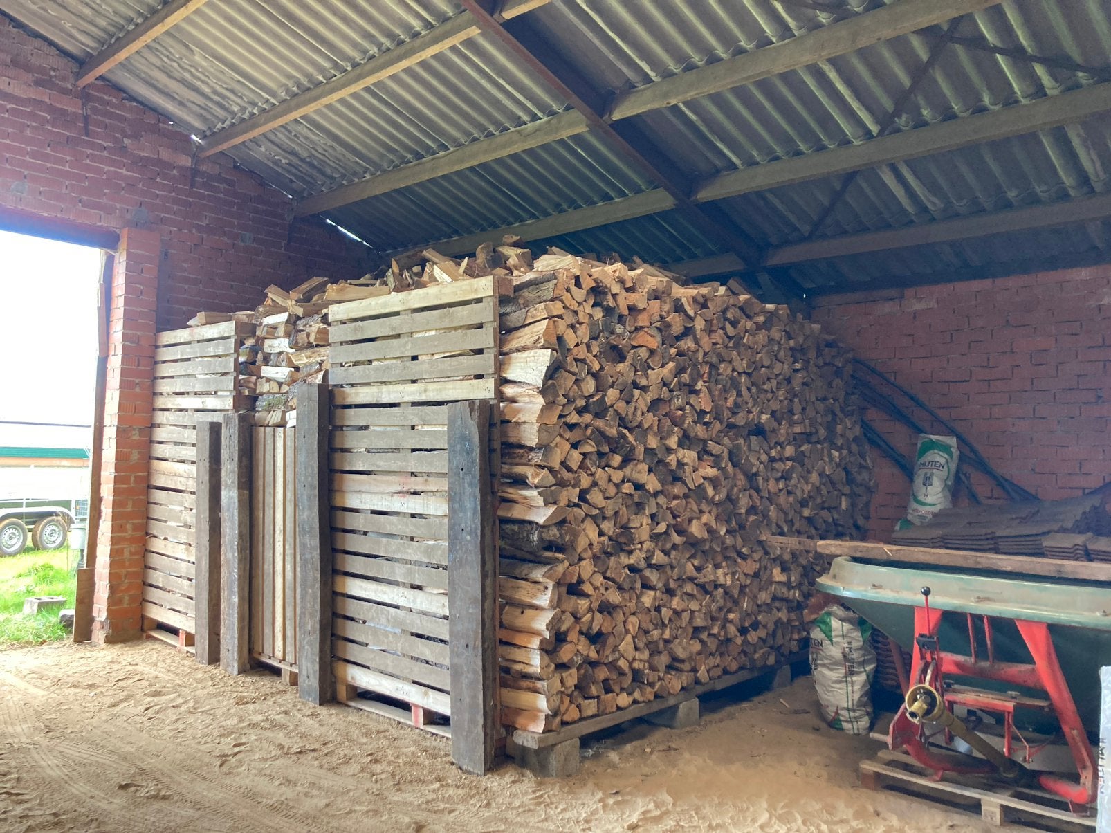Brandhout gemengd/eik/beuk, Enlèvement