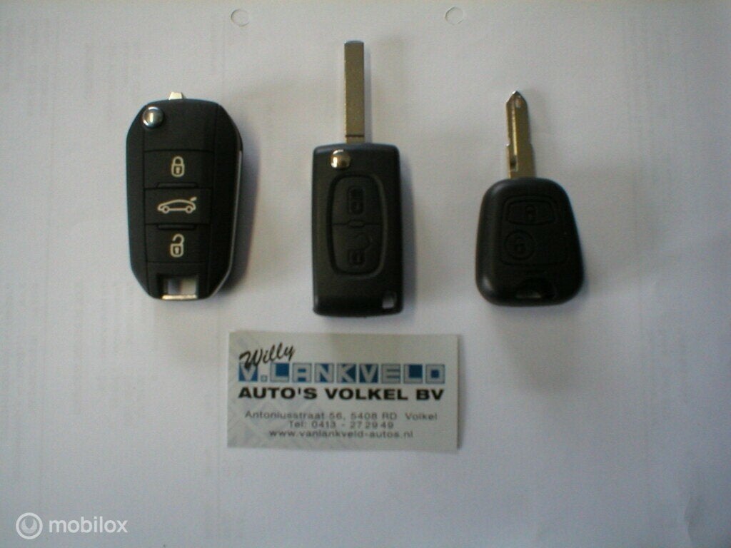 SLEUTEL AUTOSLEUTEL CITROEN PEUGEOT KLAPSLEUTEL bijmaken, Nieuw, Ophalen of Verzenden, Peugeot, Peugeot