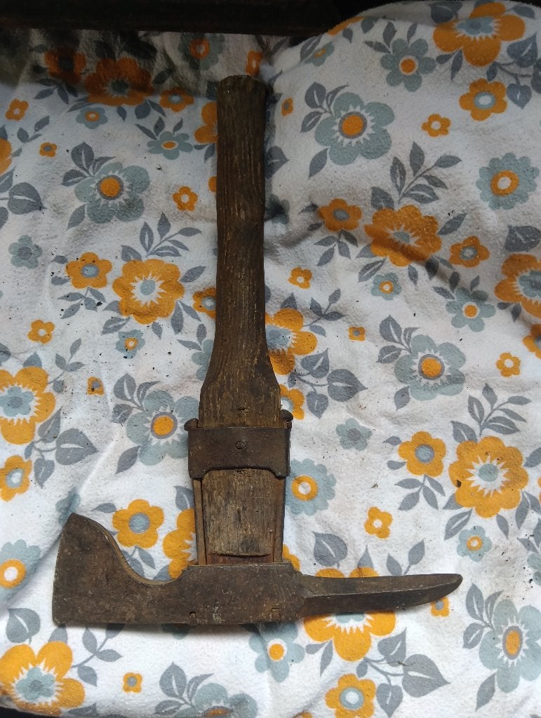 Hache de pionnier allemand, Collections, Enlèvement, Armée de terre, Autres types