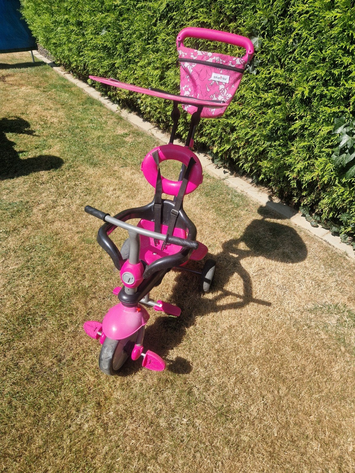 Smart Trike driewieler met zonnescherm, Vélos & Vélomoteurs, Vélos | Tricycles pour enfants, Enlèvement, Tige de poussée