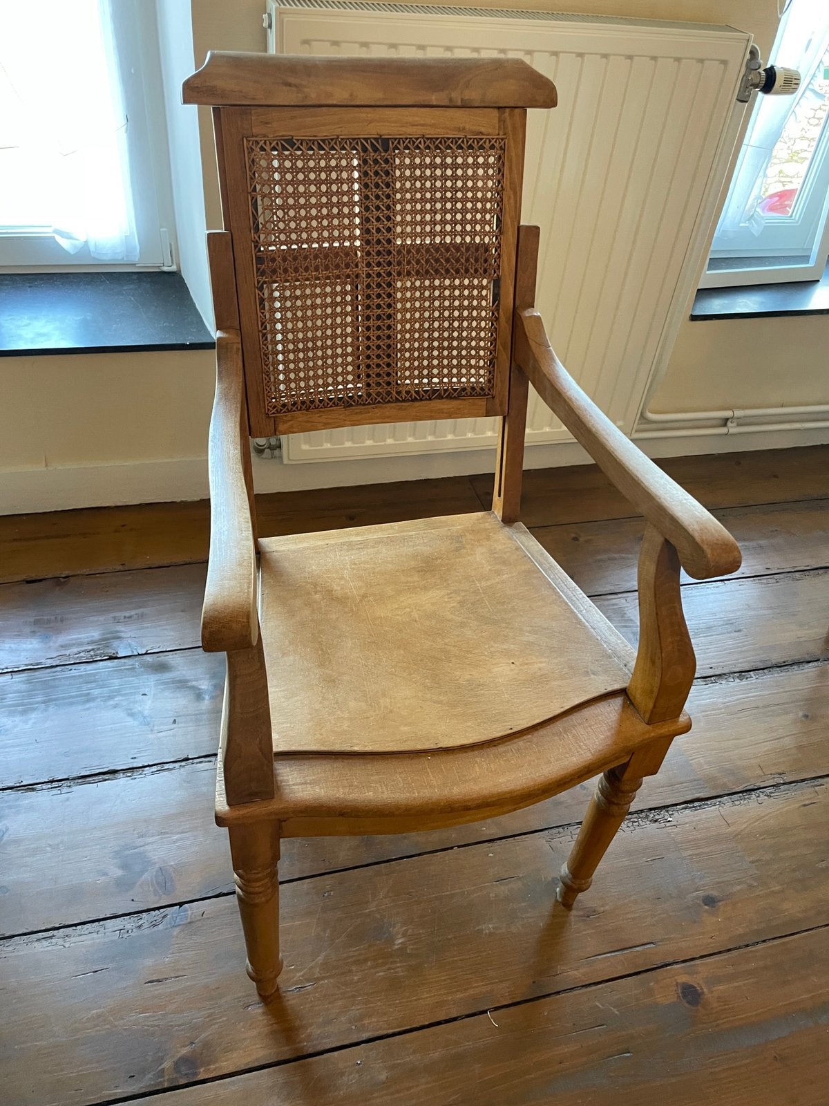 Ancienne chaise de coiffeur - barbier, dos hauteur réglable, Antiquités & Art, Enlèvement