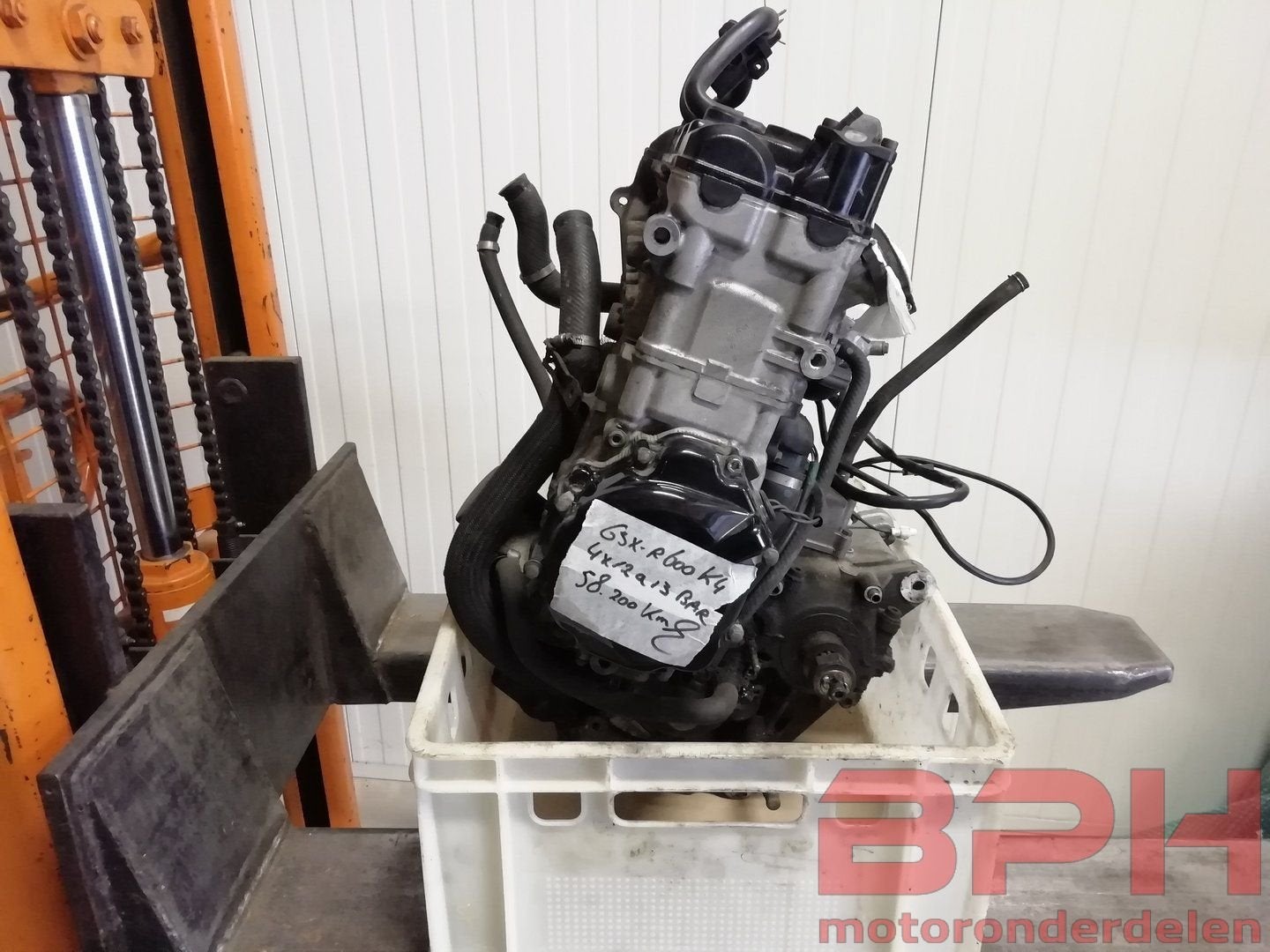 Motorblok Suzuki GSX-R 600 K4 - K5 2004 t/m 2005 engine GSXR, Motoren, Onderdelen | Suzuki, Gebruikt, Ophalen