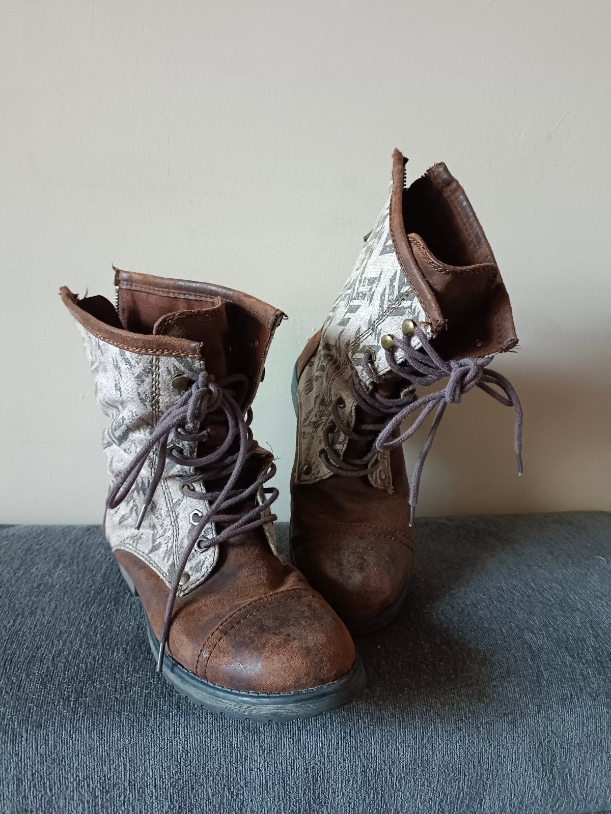 Roxy bottines 38, Bruin, Lage of Enkellaarzen, Ophalen of Verzenden, Gedragen