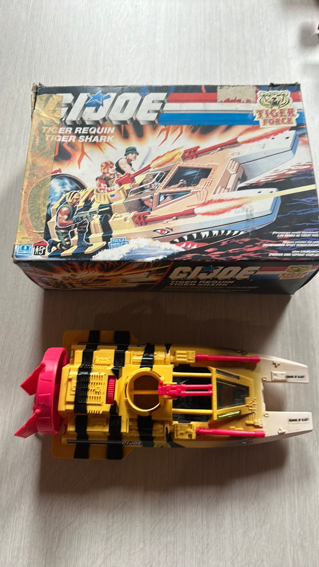 Gi joe tiger force tiger shark, Enlèvement, Utilisé