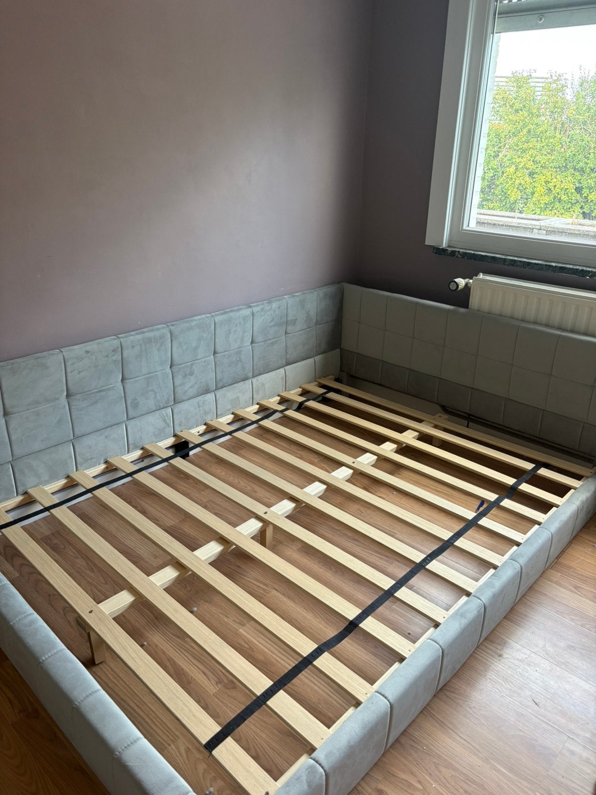 Bedframe met lattenbodem – zonder matras, goede staat, Ophalen, Nieuw