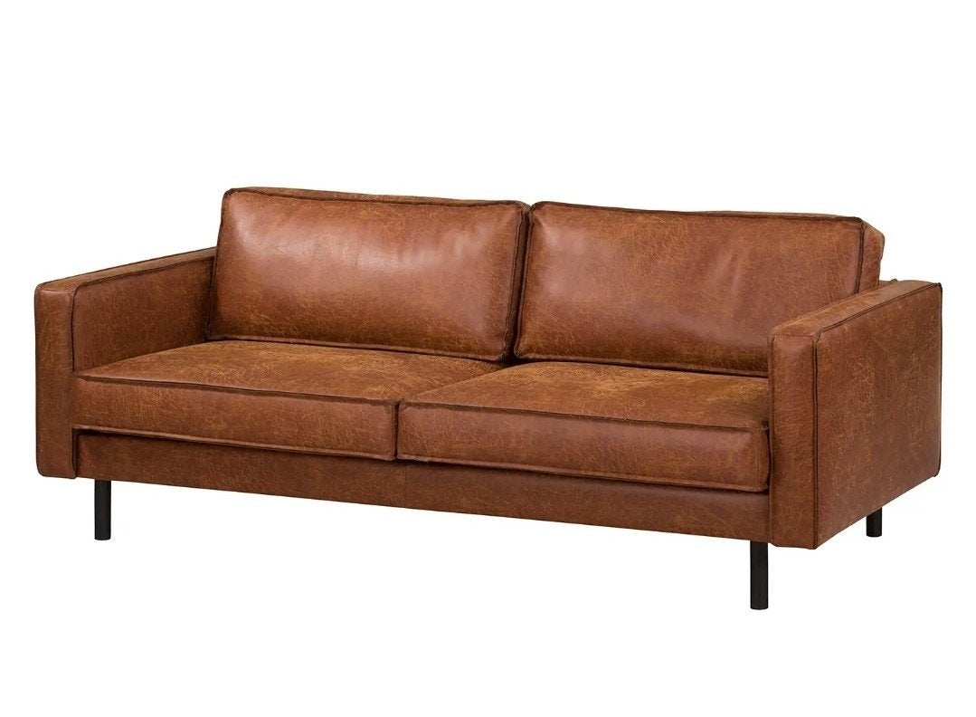 3-zits zetel leder cognac, Ophalen