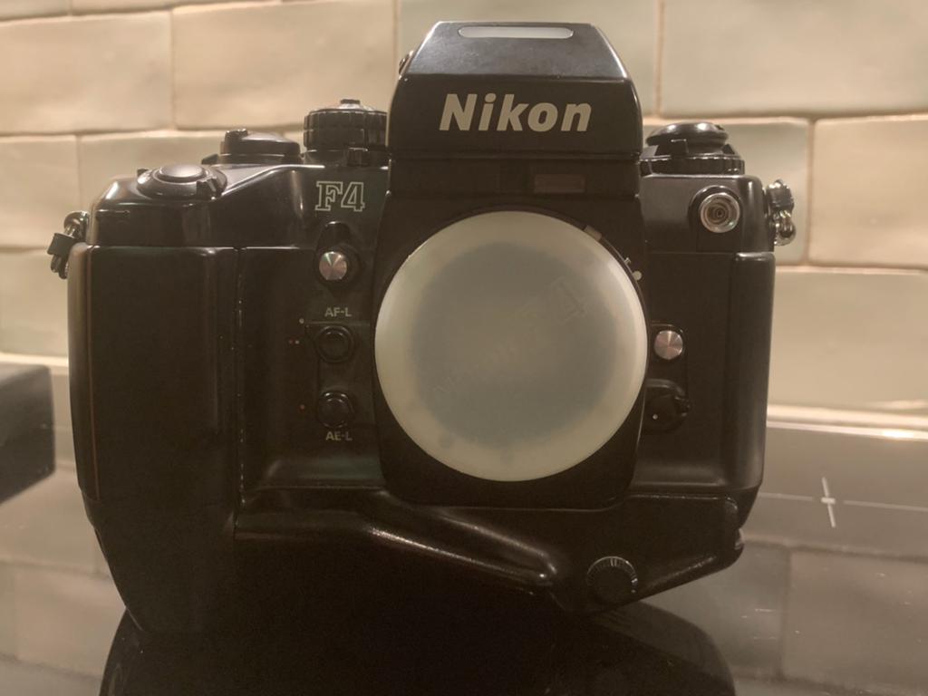 Nikon F4s met toebehoren en tenba cameratas, Audio, Tv en Foto, Ophalen of Verzenden, Gebruikt, Nikon