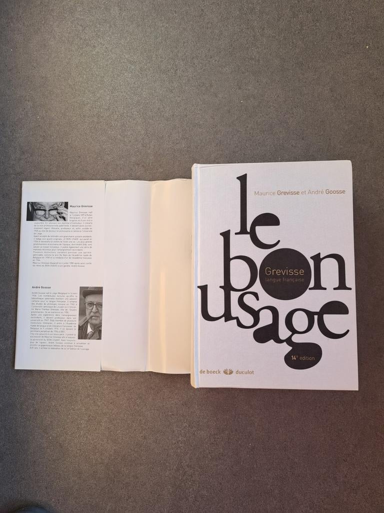 Le bon usage  de Maurice Gréviste et André  Goosse, Enlèvement ou Envoi
