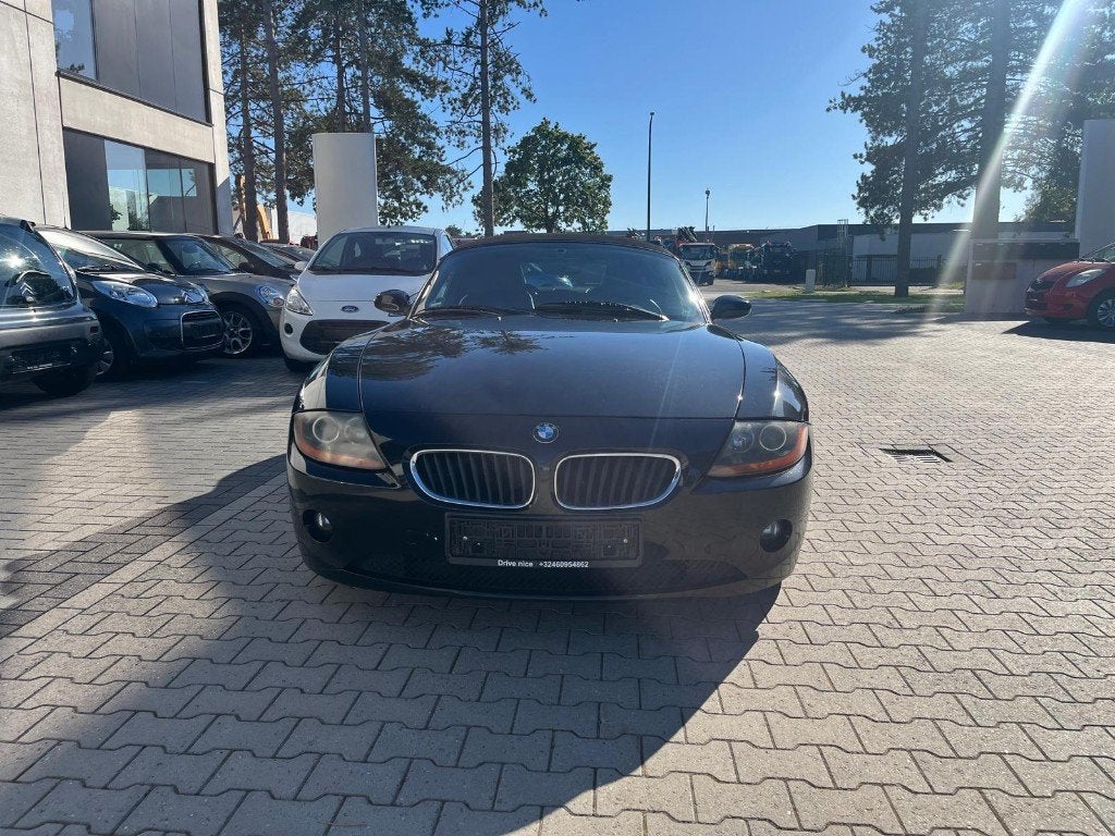 BMW Z4 2.5I 6 Cilinder, Airco, Leder, Elektrisch dak,Keuring, Auto's, Achterwielaandrijving, Zwart, 2494 cc, Cabriolet