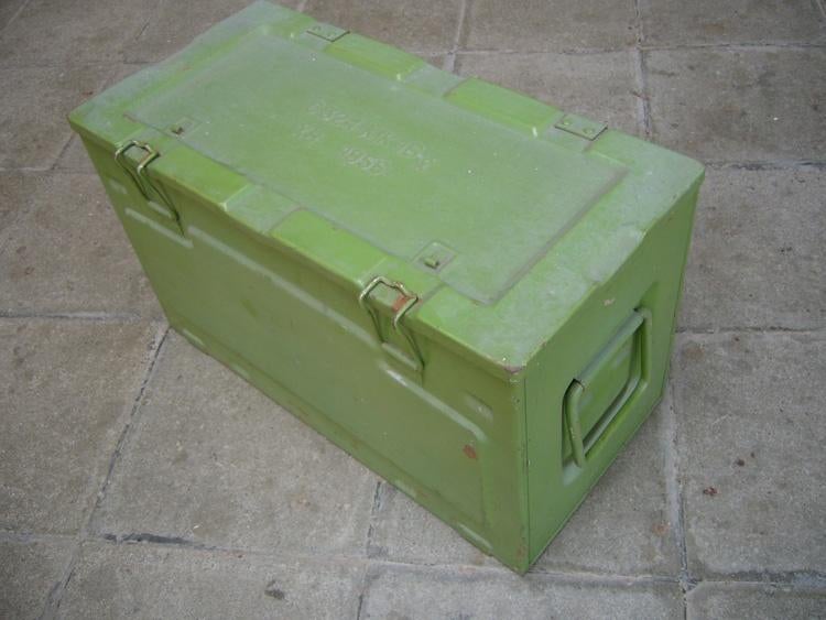Militaire Engelse Container koffer, Ophalen, Landmacht, Kist of Geocache
