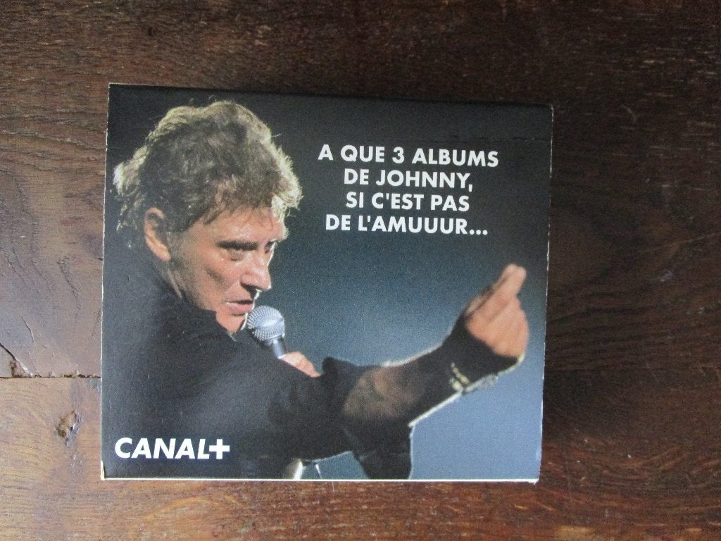 Johnny Hallyday : rare coffret Canal +, CD & DVD, Enlèvement ou Envoi, Rock 'n' roll, Comme neuf, Coffret