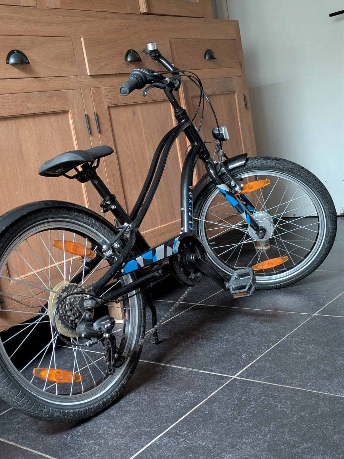Kinderen fiets, Ophalen