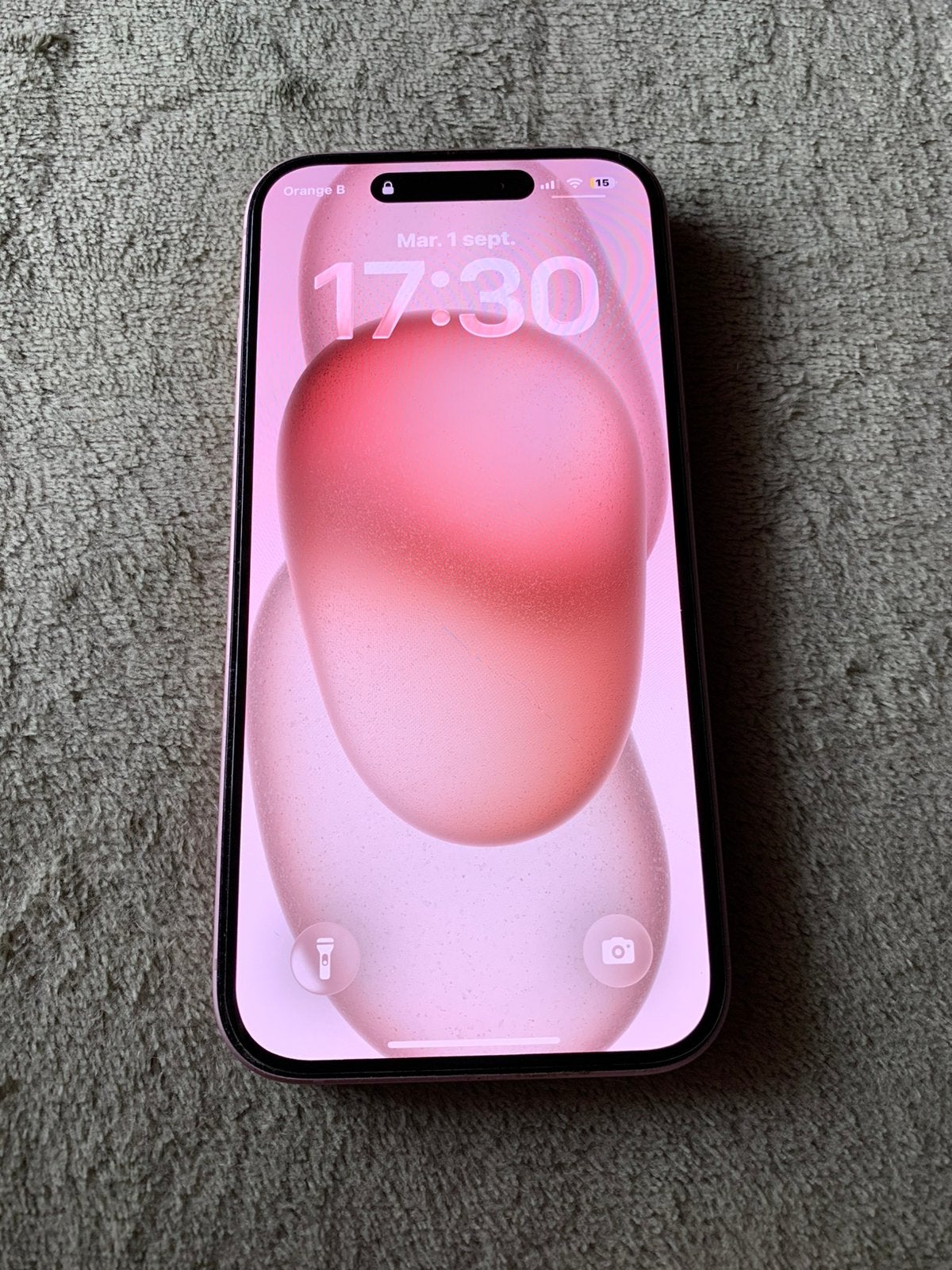 iPhone 15, IPhone 15, Ophalen of Verzenden, Zonder abonnement, 85 %